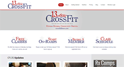 Desktop Screenshot of crossfit13stars.com